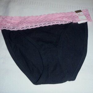 FLIRTITUDE Size 4 5 Choice Bikini Panty NWT Cotton Solid Butterfly Print choice
